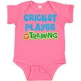 thumbnail image 3 of Inktastic Cricket Player in Training Boys or Girls Baby Bodysuit, 3 of 5