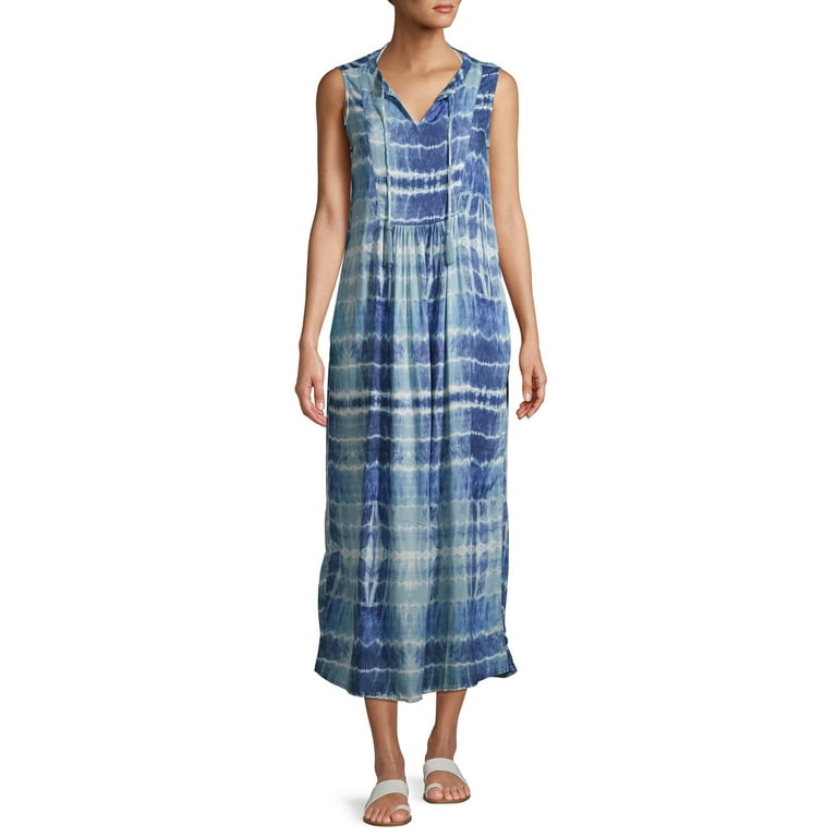 beachlunchlounge Women s Sleeveless Printed Dress Walmart