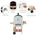 thumbnail image 3 of Teamson Kids My Little Helper Pizza Oven & 24 Pc. Accessory Set, Gray/Natural, 3 of 10
