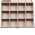 thumbnail image 4 of Miumaeov 3 Tier Watch Box Case Jewelry Organizer Watch Holder Display Case with Drawer PU Watch Storage Box with Pillow for Storing Watches and Glasses 9 * 6.7 * 5.3inch, 4 of 12