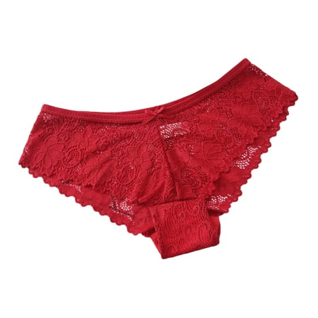 

YDKZYMD Women s Low Rise Bikini Underwear Stretchy Breathable Soft Lace G-string Thong Panty M-2XL