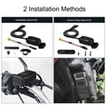 thumbnail image 3 of Motorcycle Phone 30W PD & 18W USB with LED Voltage Meter On Off Switch for Motorcycle ATV SUV Boat Handlebar Mount, 3 of 7