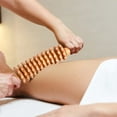 thumbnail image 3 of GoXteam Curved Wood Therapy Massage Roller Tools, Lymphatic Drainage, Cellulite Massage & Wooden Muscle Roller Stick for Waist and Thigh, Stomach Rolling Massager Tool, 3 of 7