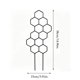 thumbnail image 2 of CaiYueKe Small Trellis for Potted Plants, 14.96 Inch Indoor Trellis for Climbing Plants Honeycomb Shape Plastic Plant Trellis for Pots Plant Climbing Support for Flower Hoya Pothos Houseplants(Black), 2 of 6