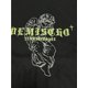 thumbnail image 2 of American Retro Deer Velvet Heavyweight Short Sleeve T-shirt Men's Fashion Brand Angel Cross Print Top, 2 of 4