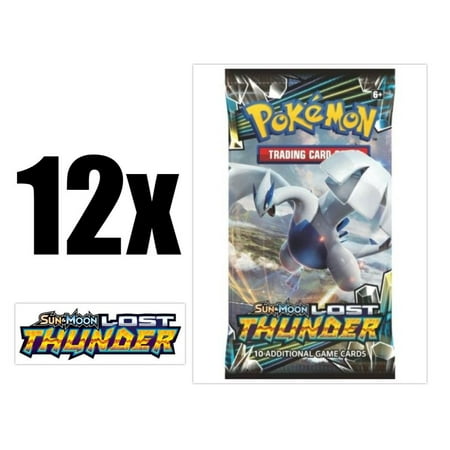 Pokemon Tcg Lost Thunder Booster Packs Twelve 12 Count