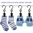 thumbnail image 4 of 50 Pack Stainless Steel Curtain Clips with S-Hooks, Black, 4 of 5