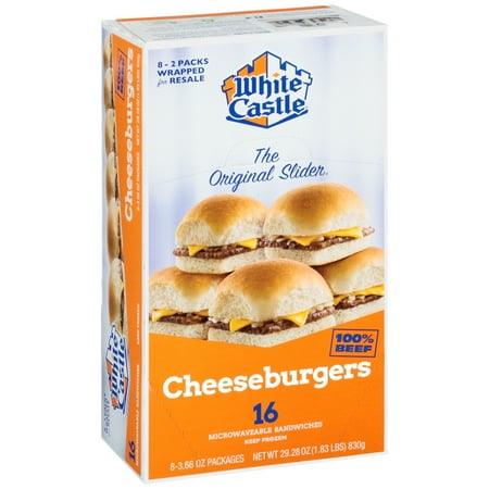 White Castle® Microwaveable Cheeseburgers 16 ct Box