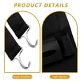 thumbnail image 3 of KAKOWELY Back Seat Storage Multifunctional Backseat Storage Bag Felt Black 1Pack, 3 of 8