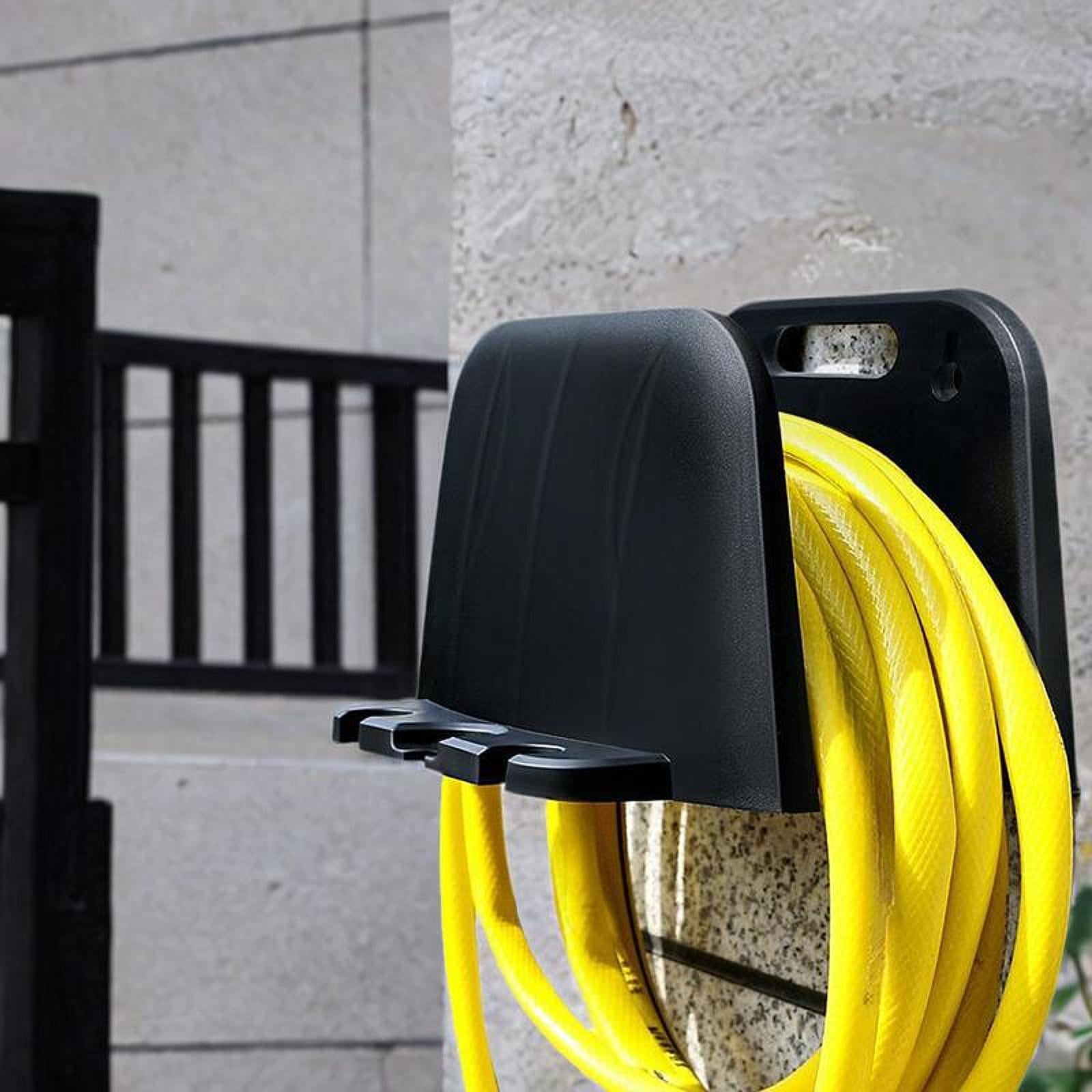 oshhnii Garden Hose Holder Wall Mount Organizer Lightweight Accessory Hose Reel Rack