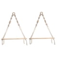 thumbnail image 4 of 2 Pcs Bohemian Decor Shelving Tassel Rack Macrame Wall Shelf Design, 4 of 8