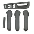thumbnail image 3 of for VW for Golf MK4 Grey Inner Door Grab Handle Cover Switch Bezel Trim 5 pcs-, 3 of 3