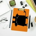 thumbnail image 7 of FMSHPON Happy Black Cat Clipboard Hardboard Wood Nursing Clip Board and Pull for Standard A4 Letter 13x9 inches, 7 of 7
