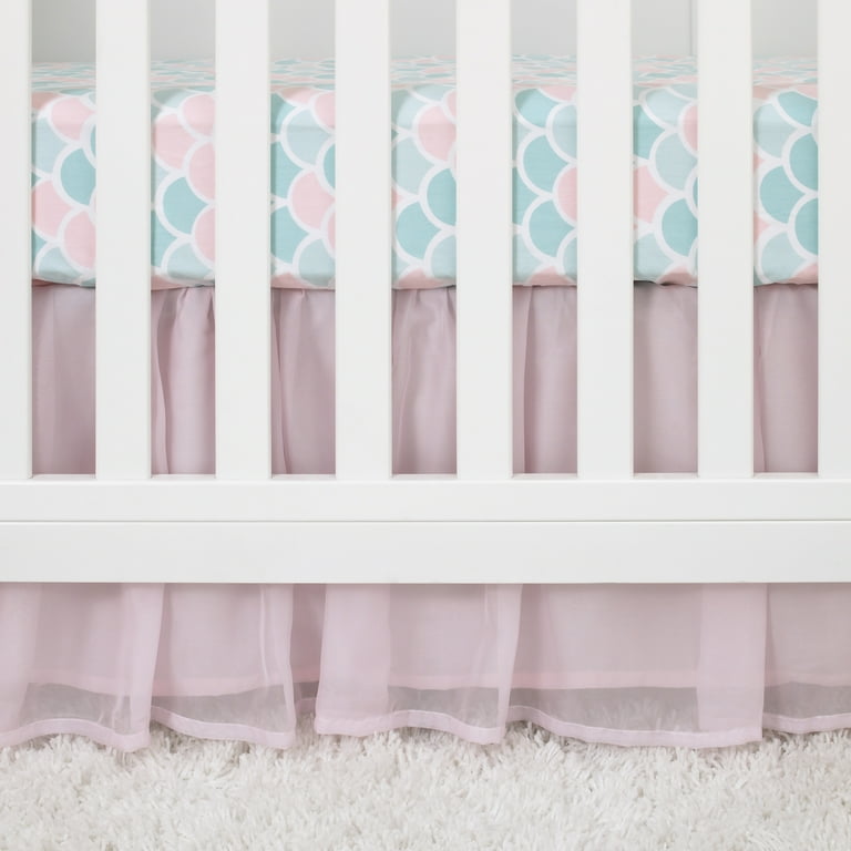 NoJo Sugar Reef Mermaid 4 Piece Nursery Crib Bedding Set Walmart