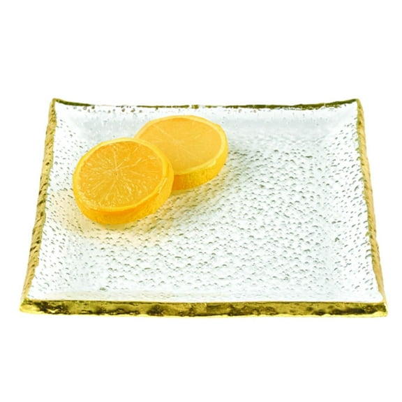 Badash Gold Edge 5" Square Plate (F3041)