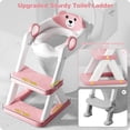thumbnail image 3 of Asiento para ir al baño RABB 1ST Upgrade para niños pequeños, rosa, 3 of 7