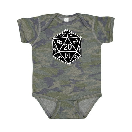

Inktastic 20 Sided Black Dice Gift Baby Boy or Baby Girl Bodysuit
