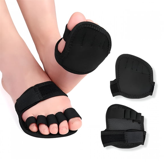 XIRQI Toe Straightener Splint,Hammer Toe Cushions Pads Toe Alignment Loops,Metatarsal Pads Bunion Guard Separators,Toe Support Brace Wraps for Crooked,Hammer,Claw Toes,Hallux Valgus (S)