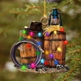 thumbnail image 5 of Randolph Christmas Cowboy Holiday Decoration, Christmas Outdoor Decorations Wood Christmas Ornaments, 5 of 5