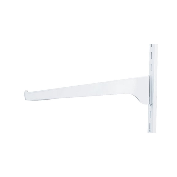 Knape & Vogt 12" White Bracket 180 WH 12
