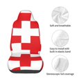 thumbnail image 4 of Fuzoiu Red Cross 1 Print Elastic Car Seat Covers, Seat Cover Protector,Universal Fit Interior Covers for Most Cars,Washable Seat Cover Non Slip for SUV,Sedan,Van, 4 of 5