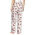thumbnail image 3 of Balery Chili print Women's Pajama Pants,Ultra Lightweight Pjs,Lounge Pant-Large, 3 of 9