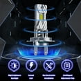 thumbnail image 4 of SINGOMON Newest H7 Bulb, 30,000LM 800% Brightness, 6500K White Super Bright, 1:1 Halogen Size, 6500 Cool White H7 Fog Light, No Adapter Required, Easy to Install, Non-Polarity, 2-Pack, 4 of 8