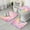 Pastel Rainbow Clouds, variant on Pastel Rainbow Clouds Bathroom Rugs Sets 3 Piece,Toilet Cover Set,Absorbent Non Slip Bathroom Mats Sets with U-Shaped Contour Rug Toilet Rug Set