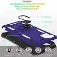 thumbnail image 3 of Compatible for Google Pixel 4 XL Case with HD Screen Protector, Military-Grade Shockproof Protective Phone Case with Magnetic Kickstand Ring for Google Pixel 4 XL Purple, 3 of 9