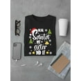 thumbnail image 3 of My Sister Did It Santa T-Shirt Men -Smartprints Designs, Male x-Large, 3 of 4