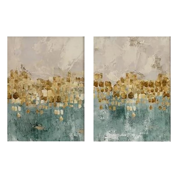 Pinturas sin marco con impresión abstracta de impresión del cartel Arte de la pared impermeable impermeable Dibujos sindecimientos Fotografías 2 piezas Speravity HA010835-00