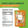 thumbnail image 3 of Real Food Blends Chicken, Carrots & Brown Rice - Pureed Food Meals for Tube Feeding with Protein, Vegetables & Fruits - 340 Calories for Lunch & Dinner - 9.4 oz (Pack of 12), 3 of 7