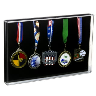 Pin Collection Display Box Badge Display Case Artificial PU Leather  Transparent Black for Military Medal - AliExpress