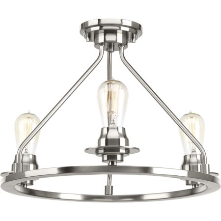 

Debut Collection Three-Light Semi-Flush Convertible