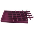 thumbnail image 5 of Velvet Jewellery Display Tray Box Case for Exhibit Bracelet Trinkets Show 4, 5 of 5