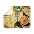 thumbnail image 4 of CafePress - Shabby Chic Butterfly - Sherpa Fleece Throw Blanket 60" x 50", 4 of 5