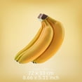 thumbnail image 2 of Realistic Fake Banana Artificial Fruit Model for Home House Cabinet Kitchen Wedding Festival Party DIY Material Lifelike Decoration, 2 of 3