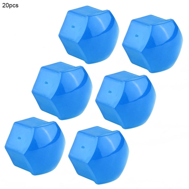 20pcs 19mm Car Wheel Nut , Auto Hub Screw Cover, Nylon PA66, Prevent Rusting