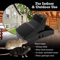 thumbnail image 5 of TwinTwinTech Extra Large Jaws Reusable Rat Snap Traps, Touch-Free, 8 Pack, 5 of 8