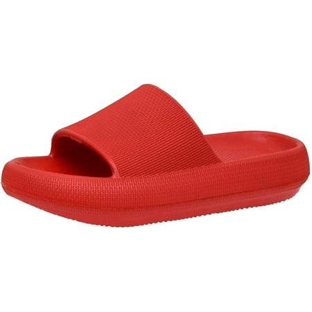 

CUSHIONAIRE Women s Feather recovery slide sandals with +Comfort
