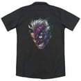 thumbnail image 3 of Batman Just Face (Back Print) Adult Work Shirt Black, 3 of 3