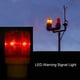 thumbnail image 4 of Luz LED intermitente de advertencia con luz estroboscópica de alarma de seguridad de emergencia con energía solar (roja), 4 of 13