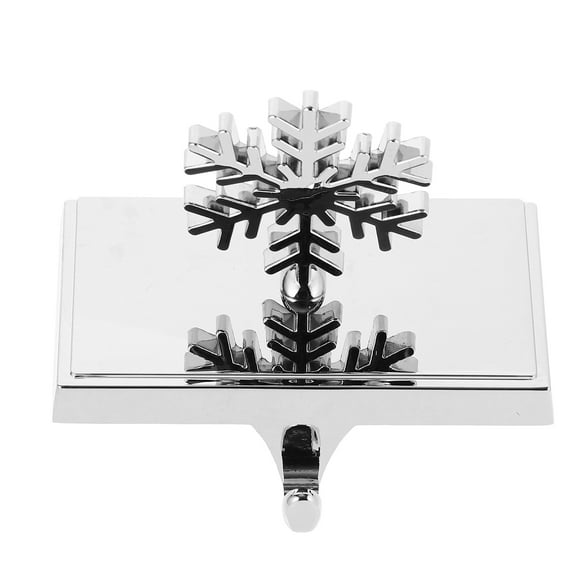 ULTNICE Mantle Stocking Holder Iron Hook Shape Hanging for Holiday Season 1Pack