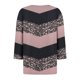 thumbnail image 3 of Blusas de Manga Corta para las Mujeres Impresas 3/4 Manga Cuello Redondo Blusa Casual, Ligero Diario Superior, 3 of 5