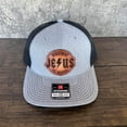 thumbnail image 3 of Highway to Heaven Hat – Richardson 112 Trucker Cap – Leather Patch Jesus Design, 3 of 5