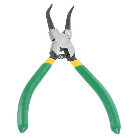 Snap Ring Plier 7" Internal Circlip Pliers with 0.08" Straight Jaw Tip for Ring Remove Retaining Pliers, Red