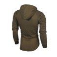 thumbnail image 3 of Vedolay Hoodies Men Plush Hooded Long Sleeve Pullover Sweater Green,2XL, 3 of 3