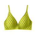 thumbnail image 5 of Wirefree V Neck Polka Dot Bralette JIANLAI ,Adjustable Thin Shoulder Strap Comfort Bra, Soft Stretch Lightweight Everyday Underwear, 5 of 5