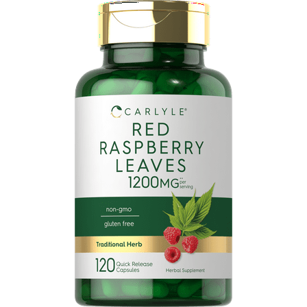 Red Raspberry Leaf Extract | 1200mg | 120 Capsules | by Carlyle