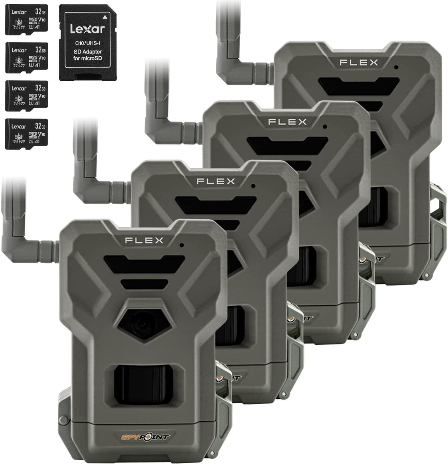 SPYPOINT Flex DualSim Cellular Trail Camera 33MP Photos 1080p Videos